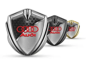 Audi Badge Autoadesivo Stile Minimal Look High-End